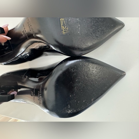 YSL Opyum Leather Heels size EU 38; US SIZE 7.5//8 - Picture 11 of 14